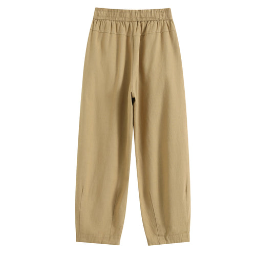 Load image into Gallery viewer, Black White High Waist Big Size Drawstring Harem Ankle-length Pant Women Spring Summer Brown Baggy Korean Casual Sweatpants New
