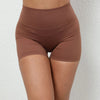 brown shorts