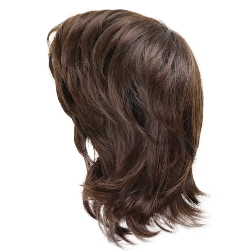 Load image into Gallery viewer, Synthetic Brown Hair Mens Wig 80s Hairstyle Cosplay Short Curl Wig for Man Natural Wigs for Men Halloween Costume Party
