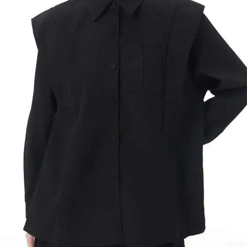 Load image into Gallery viewer, Women Purple Corduroy Shaped Big Size Elegant Blouse New Lapel Long Sleeve Shirt Fashion Tide Spring Autumn 2025 1DH4096
