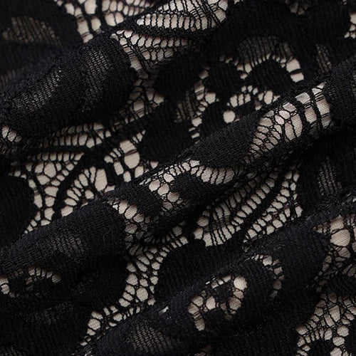 Load image into Gallery viewer, Lace Spaghetti Strap Sexy Mini Dress For Women Robe Fashion Off-shoulder Sleeveless Backless Floral Print Skinny Dress
