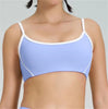bluish strap bra