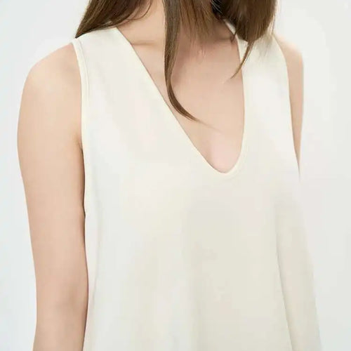 Load image into Gallery viewer, Women Black Brief Irregular Shaped Pocket Long Elegant Dress New V-Neck Sleeveless Fashion Tide Spring Autumn 2025 1DH9419
