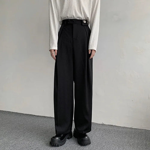 Load image into Gallery viewer, Fashion Casual Men&#39;s Straight Suit Trousers Male Loose Solid Color Wide Leg Pants Spring Menwear Trend 9A7641
