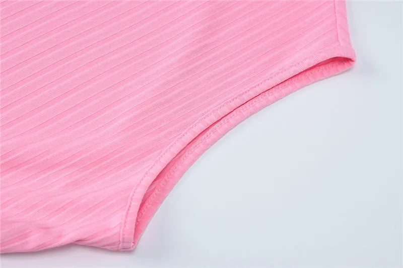 Hollow Out Backless Sleeveless Mini Dress For Women Summer New Fashion Solid O Neck Slim Pleated Dress Elegant 2024