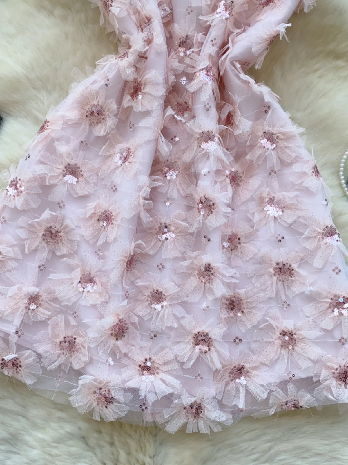 French Retro Women Pink Sequin Diamonds Elegant Hollow Out Halter Short Dress Summer Sleeveless Evening Party Dress Popular Chic