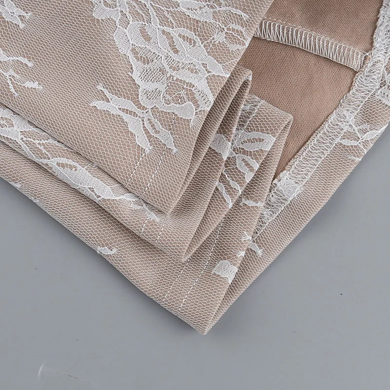 Elegant Print Mini Dress For Women Autumn Winter New Square Collar Long Sleeve Backless Loose Club Party Sexy Dress