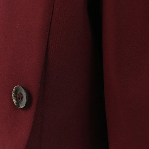 Load image into Gallery viewer, Women Wine Red Irregular Big Size Blazer New Scarf Collar Long Sleeve Jacket Fashion Tide Spring Autumn 2025 1DH9437
