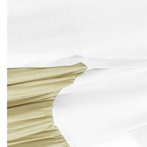 Load image into Gallery viewer, Women White Color-block Pleated Big Size Midi Dress New Round Neck Short Sleeve Fashion Tide Spring Summer 2025 1DJ1439
