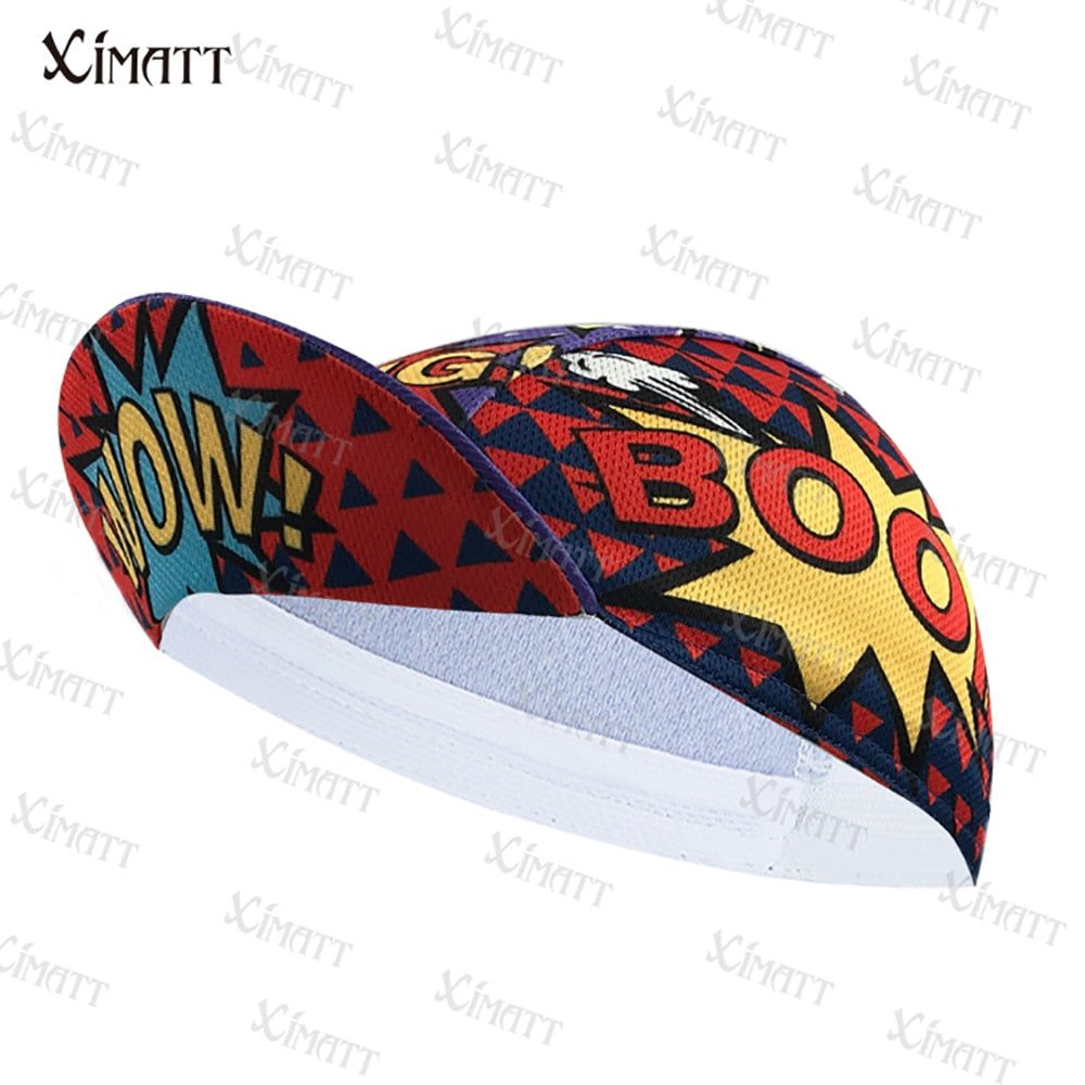 Cartoon Zombie Cat Banana Polyester Bicycle Sports Cycling Caps Cool Quick Dry Breathable Absorb Sweat Bike Balaclava