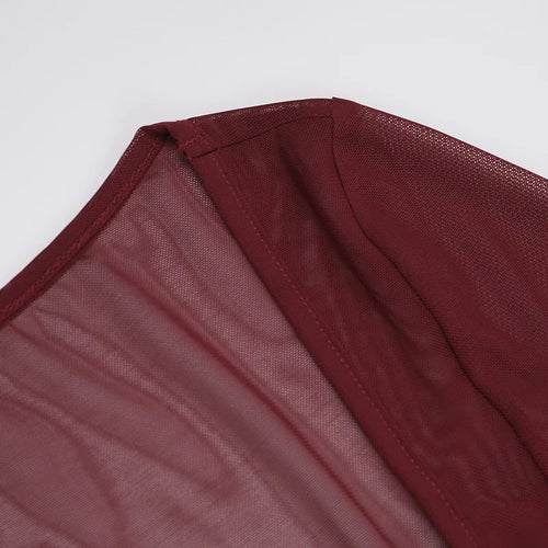 Load image into Gallery viewer, See Through Mesh Sexy Maxi Dress For Women Fashion Square Collar Long Sleeve Ruched Bodycon Club Party Long Dress
