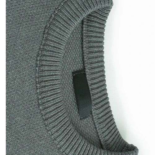 Load image into Gallery viewer, Gray Irregular Big Size Knitting Sweater Round Neck Long Sleeve Women Pullovers New Fashion Spring Autumn 2025 1DH9452
