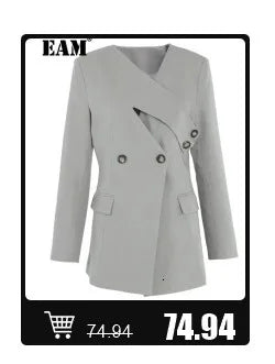 Load image into Gallery viewer, Women Blue Ruffles Spliced Pocket Big Size Midi Dress New Round Neck Short Sleeve Fashion Tide Spring Summer 2025 1DJ1325
