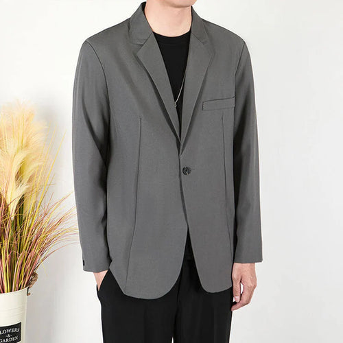 Load image into Gallery viewer, Men's Business Casual Suit Jackets Solid Color Single Breasted New Trendy Loose Handsome Spring Male Blazer 2025 9W1307
