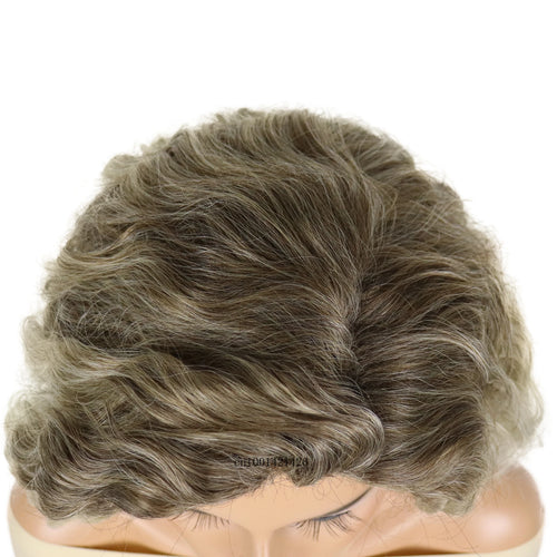 Load image into Gallery viewer, Synthetic Hair Long Curly Wigs for Black Women Gradient Color Blonde Wigs with Side Bangs Big Volume Hair Wigs Natural Hairstyle

