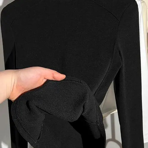 Load image into Gallery viewer, 2024 Women Pullover Half Turtleneck Sweater Autumn Winter Long Sleeve Slim Korean Simple Basic Solid Elegant Tops Vintage Trend
