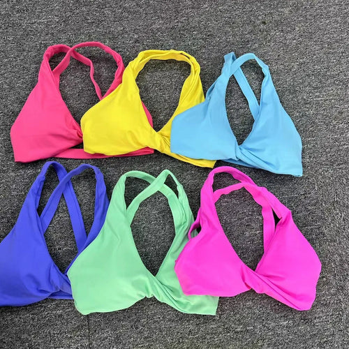 Load image into Gallery viewer, Women Sports Bra High Support Impact Fitness Gym Running Sports Underwear Yoga Top Workout Clothes Push-up Padded Activewear
