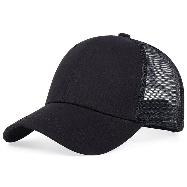 Mesh Summer Sun Hat Caps for Men Women Adjustable Baseball Cap Men Trucker Hats Camouflage Jungle Tactical Hats