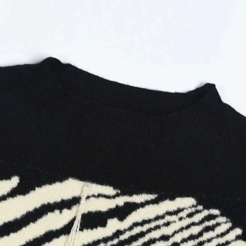 Load image into Gallery viewer, Women  Knitting Striped Tassels Big Size Dress New Round Neck Long Sleeve Loose Fit Fashion Tide Spring Autumn 2025 SG592
