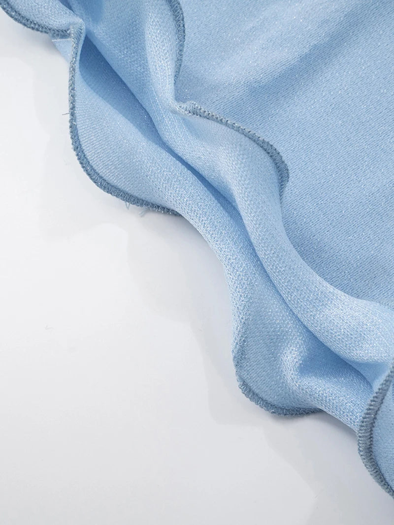 Halter Deep V Neck Backless Sexy Maxi Dress For Women Fashion Sleeveless High Waist Slim-fit Beach Club Party Dress