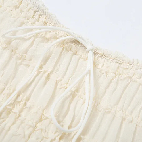 Load image into Gallery viewer, Chiffon Lace Sexy Skirt Two Piece Sets Women Halter Crop Tops And Maxi Skirt Ladies Fashion Woman Long Dress Set
