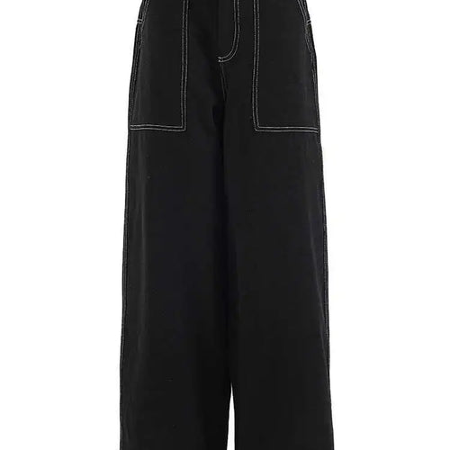 Load image into Gallery viewer, Big Size Denim Jacket Wide Leg Pants Two Piece Suit New Lapel Long Sleeve Women Fashion Tide Spring Autumn 2025 CPG2048
