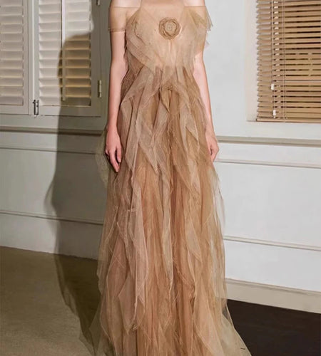 Chic Mesh Spliced Appliques Slimming Dresses For Women Halter Sleeveless High Wiast Spliced Zipper Dress Female New