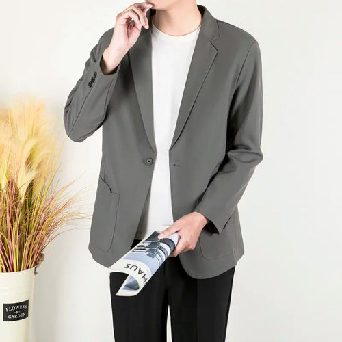 Load image into Gallery viewer, Suit Jacket Men's Spring Autumn New Style Single-breasted Loose Single Business Casual Business Male Tide 2025 9W1207
