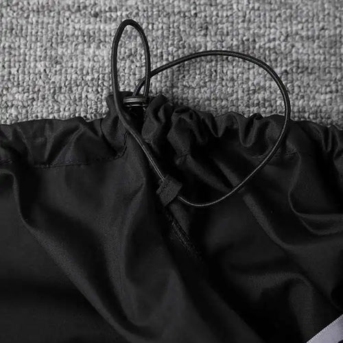 Load image into Gallery viewer, Women Black Drawstring Big Size Short Blouse New Round Neck Lantern Sleeve Shirt Fashion Tide Spring Autumn 2025 CPG2612
