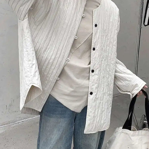 Load image into Gallery viewer, Black Big Size Keep Warm Cotton-padded Jacket New O-neck Long Sleeve Women Coat Fashion Tide Autumn Winter 2025 1DH8377
