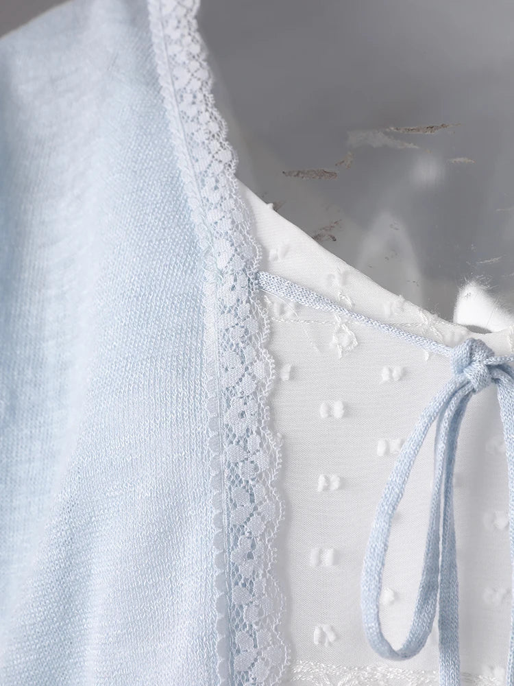 Women White Lace Jacquard Elegant Long Spaghetti Strap Dress New V-Neck Sleeveless Fashion Tide Spring Summer 2025 CPG3081