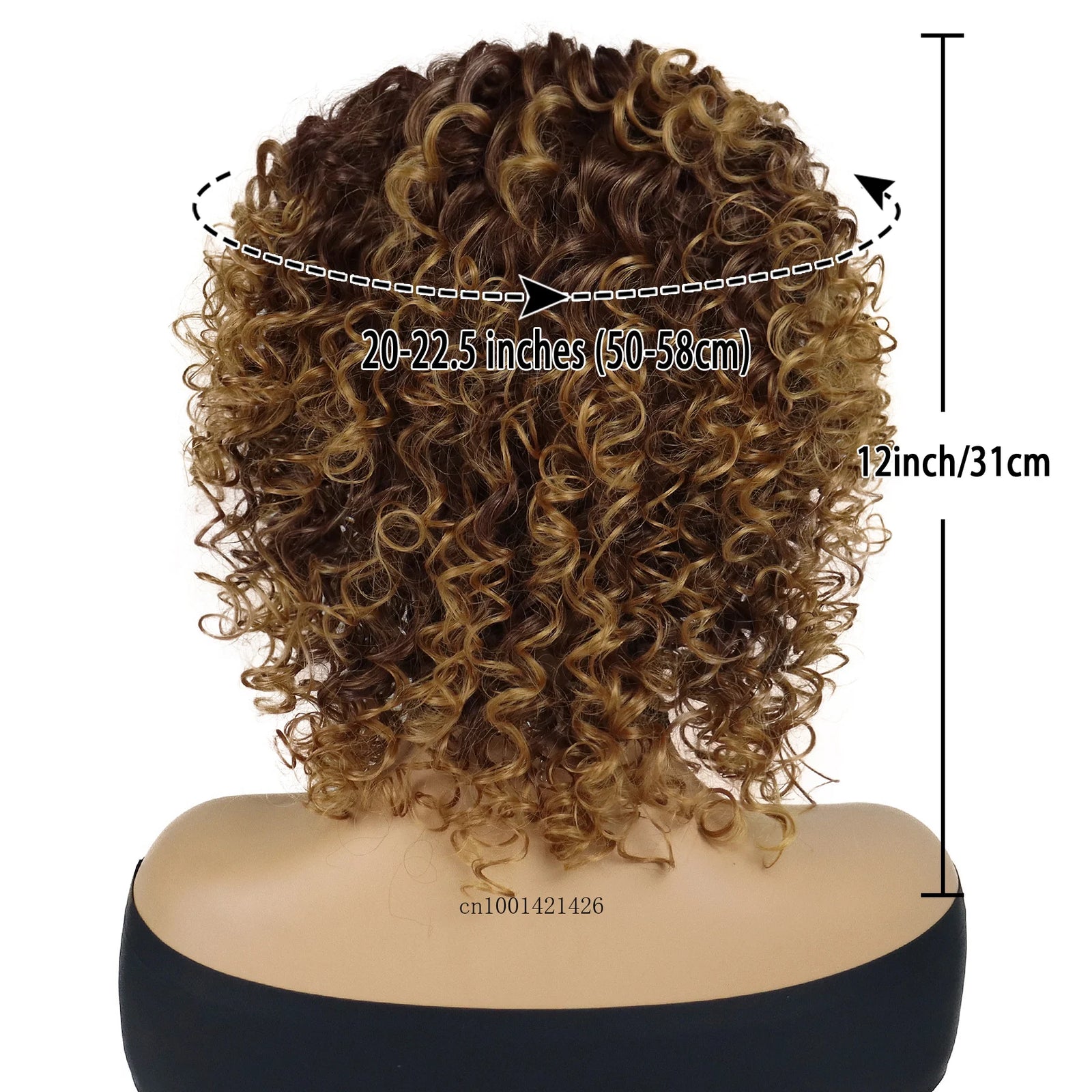 Synthetic Curly Wigs for Women Water Wave Afro Wigs with Side Bangs Natural Hairstyles Daily Hair Replacement Wigs Good Looking