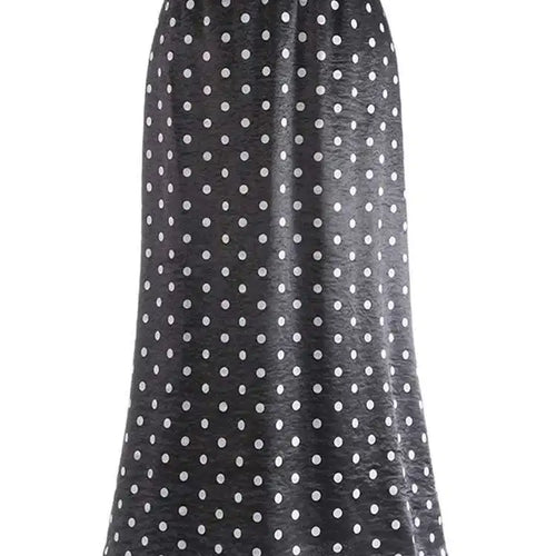 Load image into Gallery viewer, High Elastic Waist Dot Shiny Satin Body-Hugging Fishtail Half-body Skirt Women Fashion Tide New Spring Autumn 2025 1DJ0004
