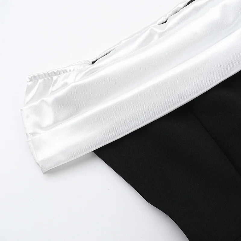 Off-shoulder Backless Sexy Mini Dress For Women Fashion Strapless Sleeveless High Waist A-line Club Party Dress Elegant