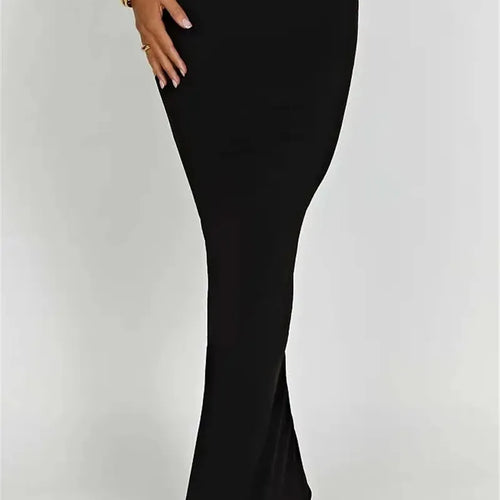 Load image into Gallery viewer, Thickened Fabric Sexy Maxi Skirt Women 2023 Autumn Winter New Solid High Waist Skinny Club Party Long Skirt Elegant
