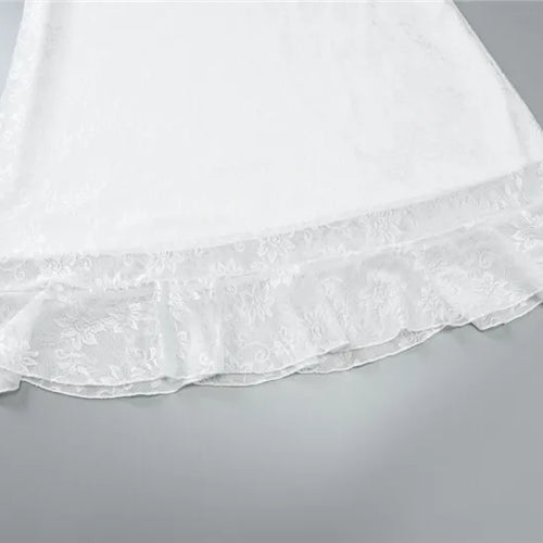 Load image into Gallery viewer, Lace Sexy Two Piece Sets Women Spaghetti Strap Sleeveless Crop Tops And Long Skirt Matching Sets Elegant Club Sets
