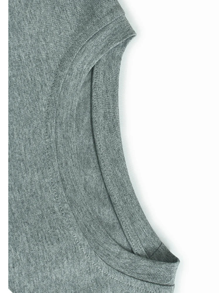 Women Gray Pleated Ruffles Big Size Elegant Midi Dress New Round Neck Short Sleeve Fashion Tide Spring Summer 2025 1DJ0927