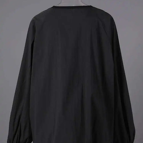 Load image into Gallery viewer, Women Black White Brief Big Size Casual Blouse New Round Neck Long Sleeve Shirt Fashion Tide Spring Autumn 2025 CPG2824
