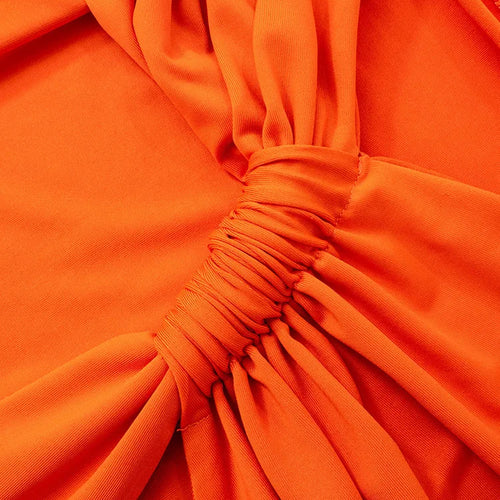 Load image into Gallery viewer, Irregular Ruched Sexy Maxi Dress For Women Gown Hollow Out One Shoulder Sleevelessdraped Bodycon Club Party Long Dress
