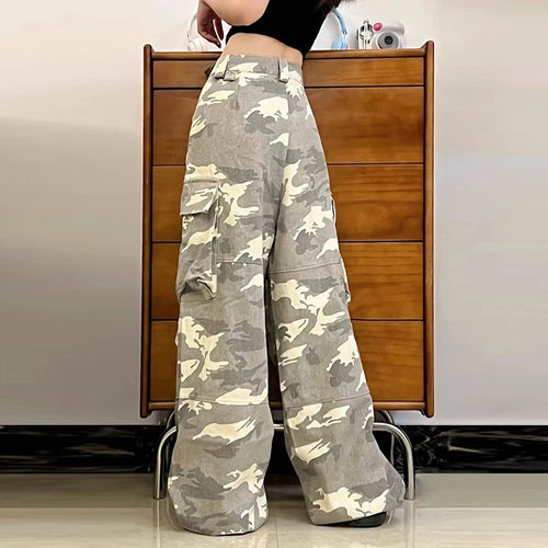 Load image into Gallery viewer, Men's Cargo Pants New High Street Trendy Straight Leg Multi Pockets Design Patchwork Loose Male Summer Bottoms 9W1956
