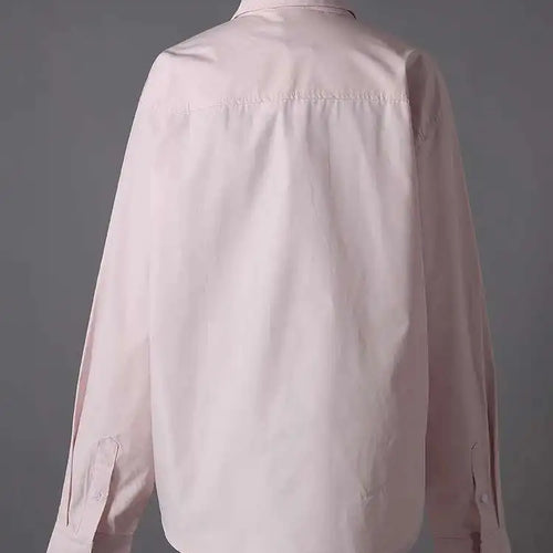 Load image into Gallery viewer, Women Blue Bandage Big Size Elegant Blouse New Stand Collar Long Sleeve Shirt Fashion Tide Spring Autumn 2025 CPG2855
