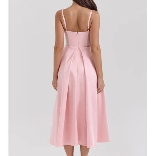 Load image into Gallery viewer, Elegant Spaghetti Strap Bodycon Party Evening Dress Women Sexy Deep V Backless Female Slim Vestido Autumn/Winter 2025
