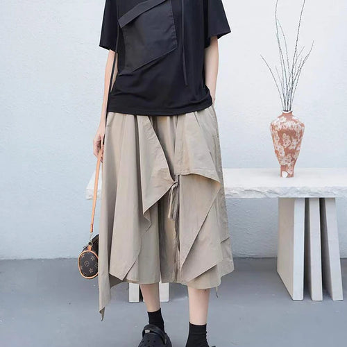 Load image into Gallery viewer, Women White Pocket Color-block Big Size T-shirt New Round Neck Short Sleeve Fashion Tide Spring Summer 2025 1DJ0213
