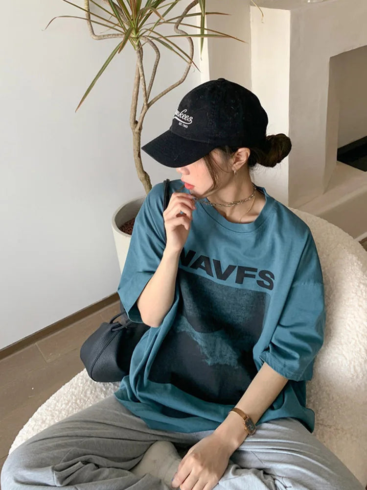 Women's T-shirts Creative Fashion White T Shirt Female Summer Tee Shirt Short Sleeve  Harajuku Streetwear