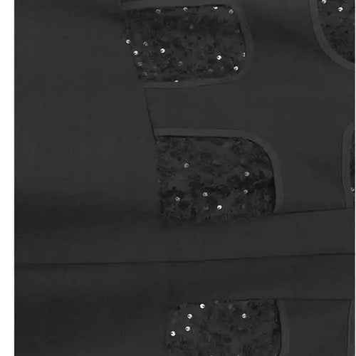 Load image into Gallery viewer, Women Black Sequins Spliced Big Size Midi Vest Dress New V-Neck Sleeveless Fashion Tide Spring Autumn 2025 1DH9971
