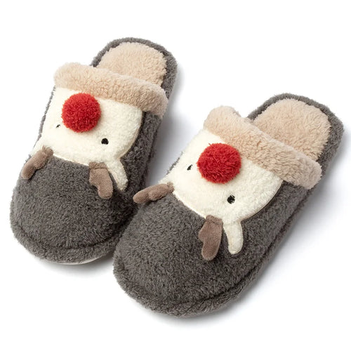 Load image into Gallery viewer, Slippers Woman Lovely Furry Women&#39;s Home Slippers Winter House Shoes Women Indoor Slippers Plush Winter Shoes Pantuflas Mujer
