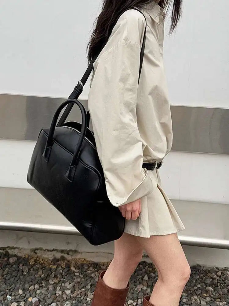 Women White Hem Pleated Elegant Big Size Mini Shirt Dress New Lapel Long Sleeve Fashion Tide Spring Autumn 2025 1DH9552