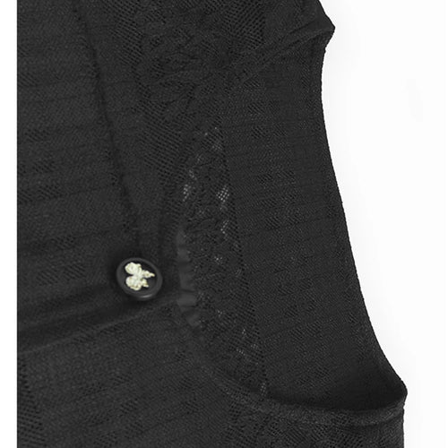 Load image into Gallery viewer, Black Vest Half-body Bud Skirt Two Pieces Suit New Round Neck Sleeveless Women Fashion Tide Spring Autumn 2025 1DJ1436
