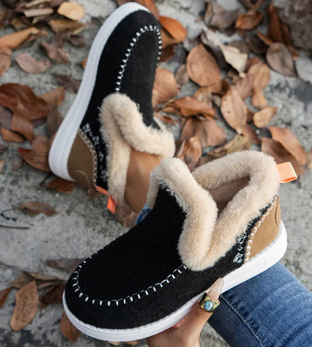 Women Boots Women's Ankle Boots For Winter Shoes Woman 2025 Fur Botas Mujer Keep Warm Booties Female Snow Boots Winter Footwear