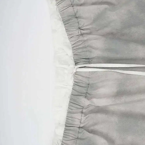 Load image into Gallery viewer, High Waist Gray Printed Pleated Drawstring Long Wide Leg Pants New Trousers Women Fashion Tide Spring Autumn 2025 CPDB314
